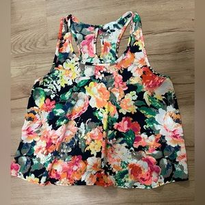 flowy cropped tank